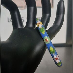 Cloisonné Vintage Bangle Bracelet